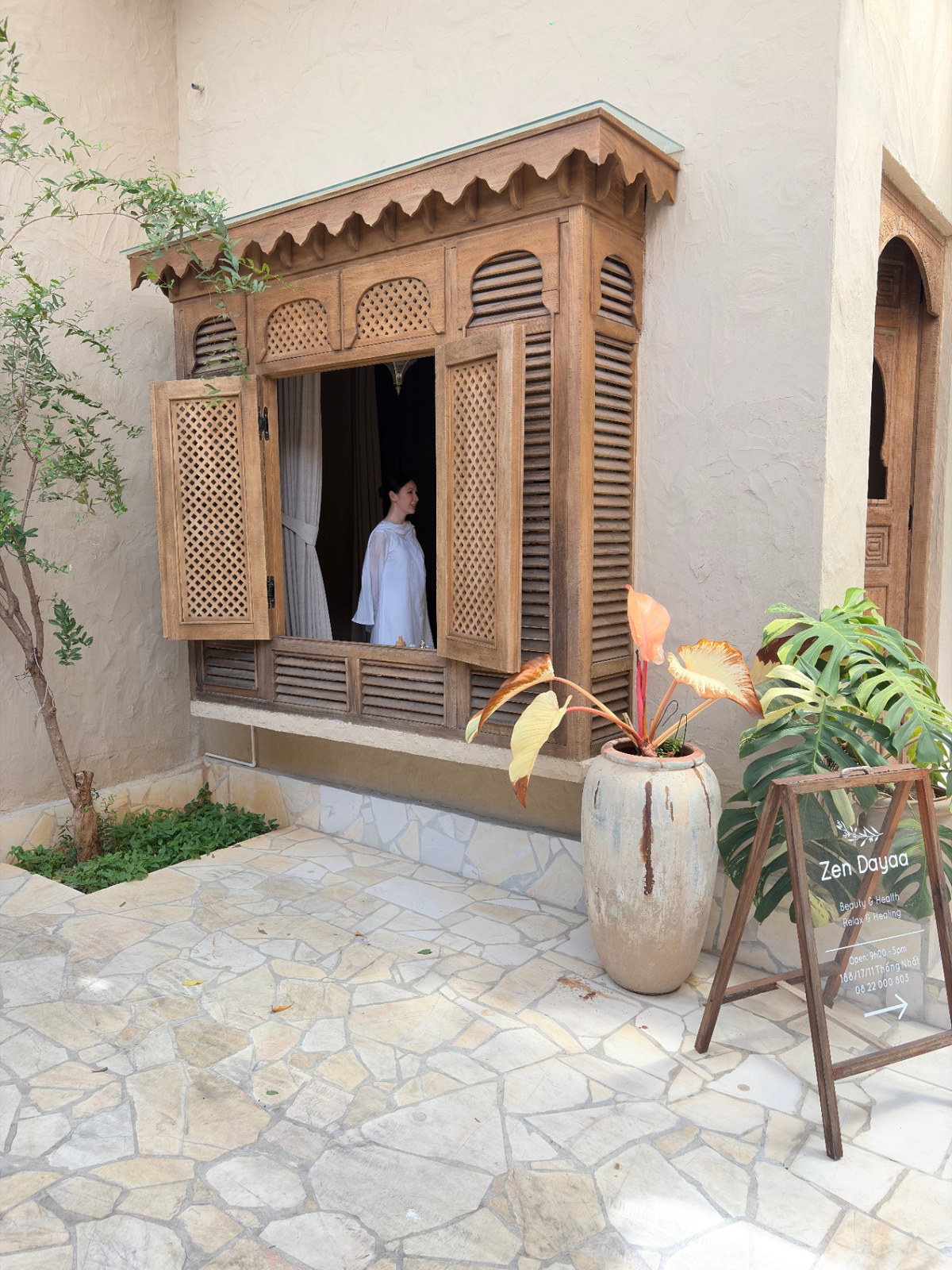 Entrance courtyard